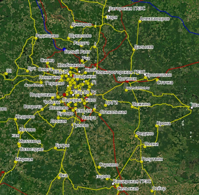 Географы  МГУ создали картографический  веб-сервис,  который показывает развитие электросетей в России  