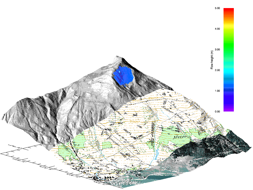 Семинар по двумерному динамическому моделированию снежных лавин и селей “RAMMS”